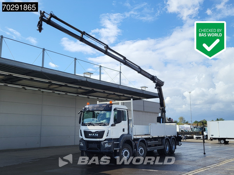 MAN TGS 35.400 8X4 Palfinger PK23002 SH Big-Axle Euro 6 - 栏板式/ 平板卡车, 起重车:图1 MAN TGS 35.400 8X4 Palfinger PK23002 SH Big-Axle Euro 6 - 栏板式/ 平板卡车, 起重车:图1