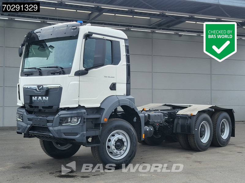 MAN TGS 40.400 6X4 NEW 6x4 chassis PTO Preparation Steelsuspension Big-Axle Automatic Euro 2 - 驾驶室底盘卡车:图1 MAN TGS 40.400 6X4 NEW 6x4 chassis PTO Preparation Steelsuspension Big-Axle Automatic Euro 2 - 驾驶室底盘卡车:图1