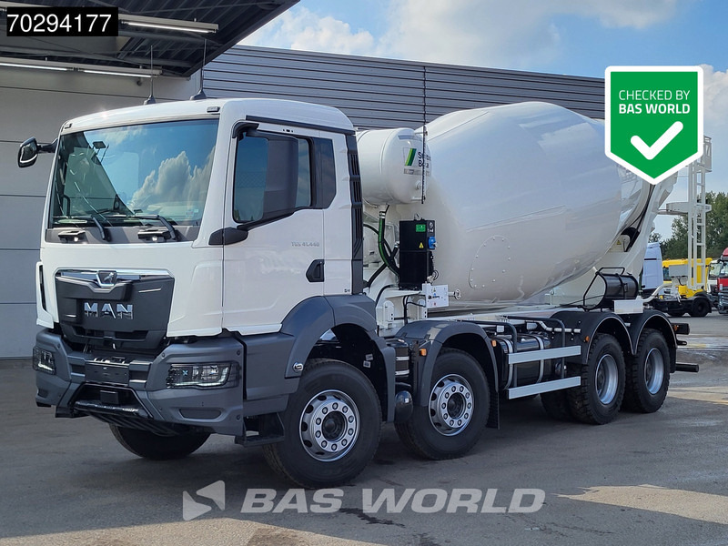 MAN TGS 41.440 8X4 NEW! 12m3 Stetter Mixer Big-Axle Steelsuspension Automatic Euro 6 - 混凝土搅拌车:图1 MAN TGS 41.440 8X4 NEW! 12m3 Stetter Mixer Big-Axle Steelsuspension Automatic Euro 6 - 混凝土搅拌车:图1