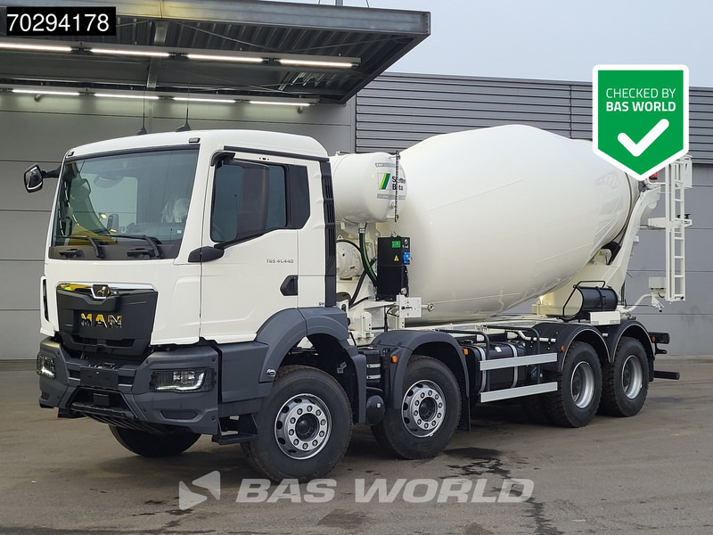 MAN TGS 41.440 8X4 NEW! 12m3 Stetter concrete mixer Big-Axle Steelsuspension Euro 6 - 混凝土搅拌车:图1 MAN TGS 41.440 8X4 NEW! 12m3 Stetter concrete mixer Big-Axle Steelsuspension Euro 6 - 混凝土搅拌车:图1