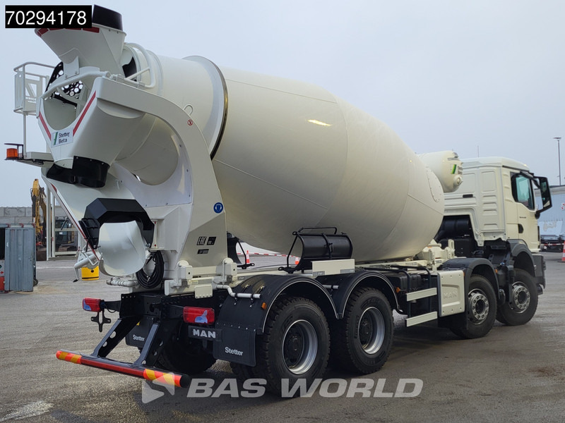 MAN TGS 41.440 8X4 NEW! 12m3 Stetter concrete mixer Big-Axle Steelsuspension Euro 6 - 混凝土搅拌车:图5 MAN TGS 41.440 8X4 NEW! 12m3 Stetter concrete mixer Big-Axle Steelsuspension Euro 6 - 混凝土搅拌车:图5