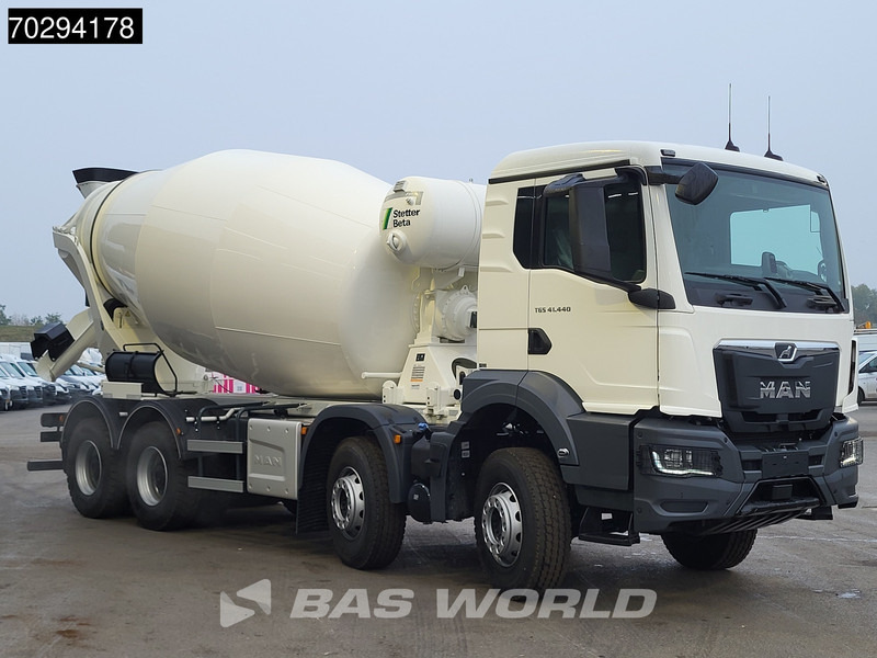 MAN TGS 41.440 8X4 NEW! 12m3 Stetter concrete mixer Big-Axle Steelsuspension Euro 6 - 混凝土搅拌车:图3 MAN TGS 41.440 8X4 NEW! 12m3 Stetter concrete mixer Big-Axle Steelsuspension Euro 6 - 混凝土搅拌车:图3