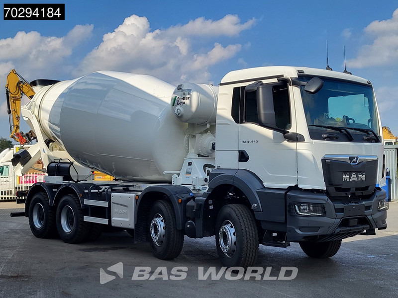 MAN TGS 41.440 8X4 New! 12m3 Stetter Mixer Big-Axle Steelsuspension Automatic Euro 6 - 混凝土搅拌车:图3 MAN TGS 41.440 8X4 New! 12m3 Stetter Mixer Big-Axle Steelsuspension Automatic Euro 6 - 混凝土搅拌车:图3