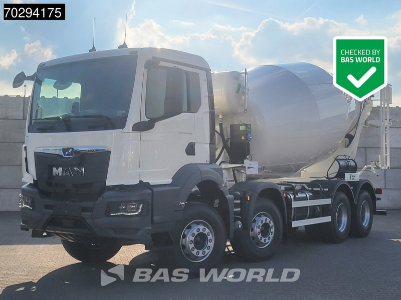 MAN TGS 41.440 8X4 New! 12m3 Stetter Mixer Big-Axle Steelsuspension Euro 6 - 混凝土搅拌车:图1 MAN TGS 41.440 8X4 New! 12m3 Stetter Mixer Big-Axle Steelsuspension Euro 6 - 混凝土搅拌车:图1
