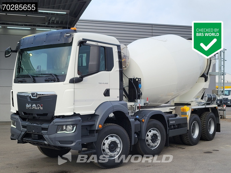 MAN TGS 41.480 8X4 NEW! 12m3 Mixer Retarder Steelsuspension Big-Axle Euro 6 - 混凝土搅拌车:图1 MAN TGS 41.480 8X4 NEW! 12m3 Mixer Retarder Steelsuspension Big-Axle Euro 6 - 混凝土搅拌车:图1