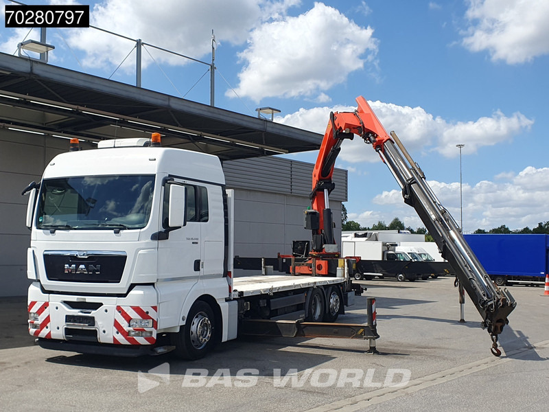 MAN TGX 26.440 6X2 Palfinger PK 53002 SH Kran Crane Steering Axle Automatic Euro 5 - 栏板式/ 平板卡车, 起重车:图5 MAN TGX 26.440 6X2 Palfinger PK 53002 SH Kran Crane Steering Axle Automatic Euro 5 - 栏板式/ 平板卡车, 起重车:图5