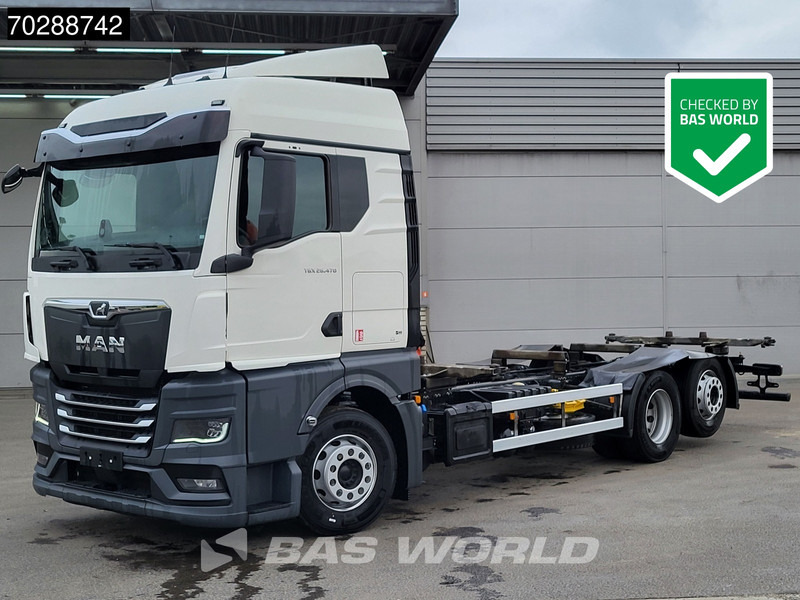 MAN TGX 26.470 6X2 Retarder BDF Standairco Lift-Axle Automatic LED Euro 6 - 集装箱运输车/ 可拆卸车身的卡车:图1 MAN TGX 26.470 6X2 Retarder BDF Standairco Lift-Axle Automatic LED Euro 6 - 集装箱运输车/ 可拆卸车身的卡车:图1