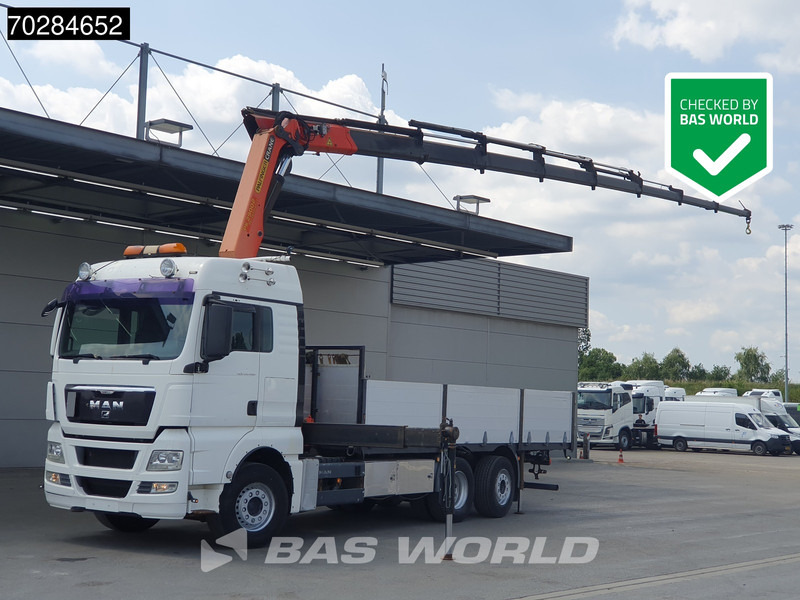 MAN TGX 26.480 TGX 6X2 Palfinger PK29002 Kran Crane 8 extensions Retarder Manual Euro 4 - 栏板式/ 平板卡车, 起重车:图1 MAN TGX 26.480 TGX 6X2 Palfinger PK29002 Kran Crane 8 extensions Retarder Manual Euro 4 - 栏板式/ 平板卡车, 起重车:图1