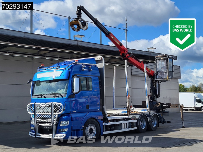 MAN TGX 33.580 TGX 6X4 Palfinger Epsilon Wood crane Holztransport Retarder Navi Xenon Euro 6 - 木材运输车, 起重车:图1 MAN TGX 33.580 TGX 6X4 Palfinger Epsilon Wood crane Holztransport Retarder Navi Xenon Euro 6 - 木材运输车, 起重车:图1