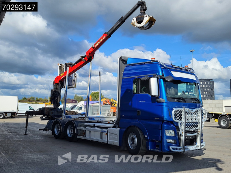 MAN TGX 33.580 TGX 6X4 Palfinger Epsilon Wood crane Holztransport Retarder Navi Xenon Euro 6 - 木材运输车, 起重车:图3 MAN TGX 33.580 TGX 6X4 Palfinger Epsilon Wood crane Holztransport Retarder Navi Xenon Euro 6 - 木材运输车, 起重车:图3