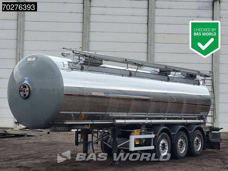 Magyar GM 2B 02 0 Assen Food 2 comp Inox steel Liftachse - 液罐半拖车:图1 Magyar GM 2B 02 0 Assen Food 2 comp Inox steel Liftachse - 液罐半拖车:图1