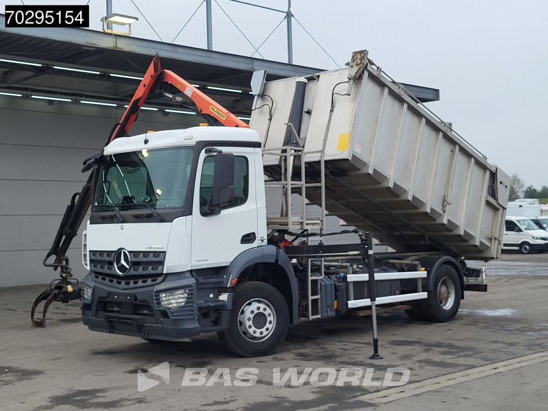 Mercedes-Benz Actros 1833 4X2 Palfinger PK7.501 SLD Kran Crane 17m3 tipper Big-Axle Euro 6 - 翻斗车, 起重车:图5 Mercedes-Benz Actros 1833 4X2 Palfinger PK7.501 SLD Kran Crane 17m3 tipper Big-Axle Euro 6 - 翻斗车, 起重车:图5