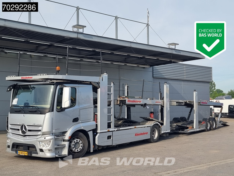 Mercedes-Benz Actros 1843 4X2 NL-Truck Combi Car Transporter Kässbohrer 8 Cars Hydraulic Winch - 自动转运卡车:图1 Mercedes-Benz Actros 1843 4X2 NL-Truck Combi Car Transporter Kässbohrer 8 Cars Hydraulic Winch - 自动转运卡车:图1