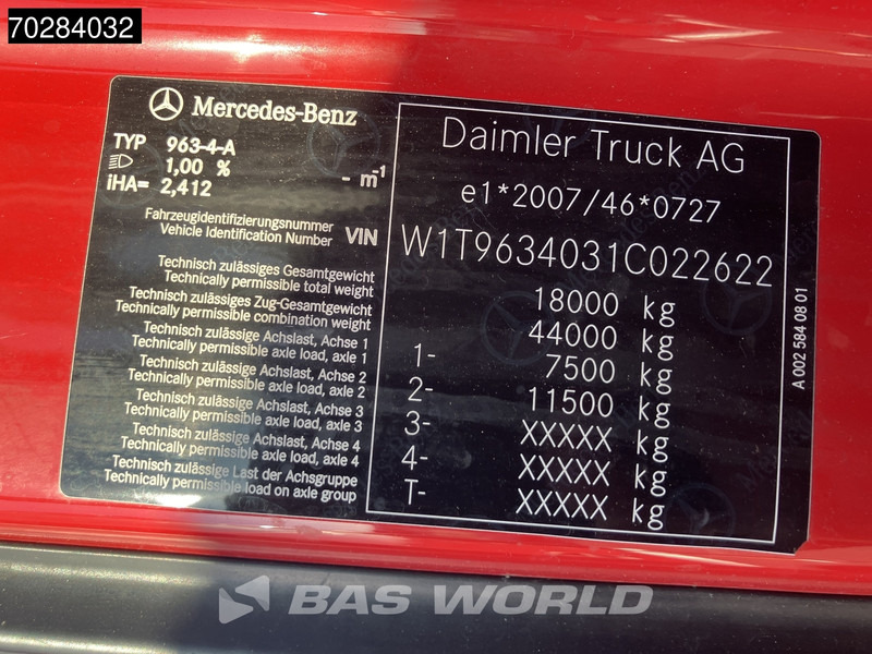 Mercedes-Benz Actros 1845 Actros 4X2 BigSpace 2xTanks MirrorCam Euro 6 - 牵引车:图5 Mercedes-Benz Actros 1845 Actros 4X2 BigSpace 2xTanks MirrorCam Euro 6 - 牵引车:图5