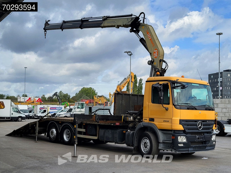 Mercedes-Benz Actros 2532 6X2 PM 30 T/M Crane Kran Remote Lift+Steering Axle 3-Pedals - 栏板式/ 平板卡车, 起重车:图3 Mercedes-Benz Actros 2532 6X2 PM 30 T/M Crane Kran Remote Lift+Steering Axle 3-Pedals - 栏板式/ 平板卡车, 起重车:图3