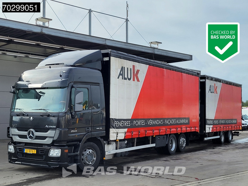 Mercedes-Benz Actros 2544 6X2 NL-Combi Siding roof Lift-Axle Forklift preparation Automatic Euro 5 - 侧帘卡车:图1 Mercedes-Benz Actros 2544 6X2 NL-Combi Siding roof Lift-Axle Forklift preparation Automatic Euro 5 - 侧帘卡车:图1