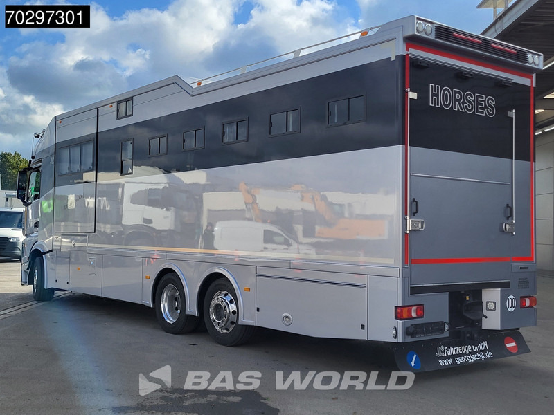 马匹运输车 Mercedes-Benz Actros 2551 6X2 Pferdetransport Horse truck + Living Standairco Navi ACC Automatic Euro 6：图7