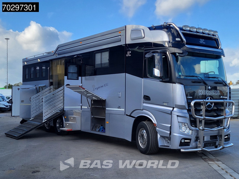 Mercedes-Benz Actros 2551 6X2 Pferdetransport Horse truck + Living Standairco Navi ACC Automatic Euro 6 - 马匹运输车:图3 Mercedes-Benz Actros 2551 6X2 Pferdetransport Horse truck + Living Standairco Navi ACC Automatic Euro 6 - 马匹运输车:图3