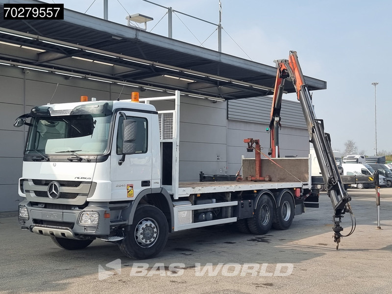 Mercedes-Benz Actros 2641 6X4 Palfinger PK18002-EH Remote Full Steel Euro 5 - 栏板式/ 平板卡车, 起重车:图5 Mercedes-Benz Actros 2641 6X4 Palfinger PK18002-EH Remote Full Steel Euro 5 - 栏板式/ 平板卡车, 起重车:图5