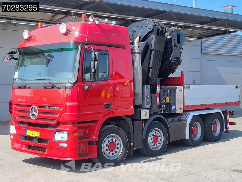 Mercedes-Benz Actros 2648 850 8X4 Effer 350/9S Kran Fifth wheel Big-Axle Automatic Euro 5 - 栏板式/ 平板卡车, 起重车:图2 Mercedes-Benz Actros 2648 850 8X4 Effer 350/9S Kran Fifth wheel Big-Axle Automatic Euro 5 - 栏板式/ 平板卡车, 起重车:图2