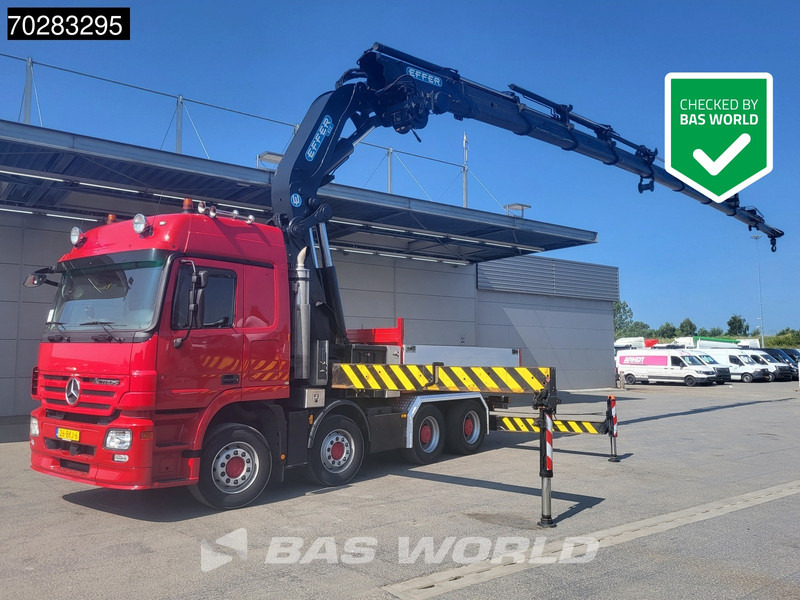 Mercedes-Benz Actros 2648 850 8X4 Effer 350/9S Kran Fifth wheel Big-Axle Automatic Euro 5 - 栏板式/ 平板卡车, 起重车:图1 Mercedes-Benz Actros 2648 850 8X4 Effer 350/9S Kran Fifth wheel Big-Axle Automatic Euro 5 - 栏板式/ 平板卡车, 起重车:图1