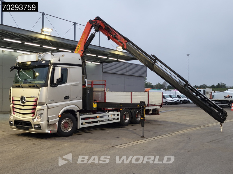 Mercedes-Benz Actros 2653 Actros 6X4 Palfinger PK34002 SH Kran Crane Retarder Xenon Euro 6 - 栏板式/ 平板卡车, 起重车:图5 Mercedes-Benz Actros 2653 Actros 6X4 Palfinger PK34002 SH Kran Crane Retarder Xenon Euro 6 - 栏板式/ 平板卡车, 起重车:图5