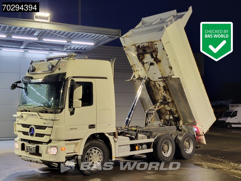 Mercedes-Benz Actros 2655 Actros 6X4 V8 Retarder Big-Axle Steelsuspension 11m3 Euro 5 - 翻斗车:图1 Mercedes-Benz Actros 2655 Actros 6X4 V8 Retarder Big-Axle Steelsuspension 11m3 Euro 5 - 翻斗车:图1
