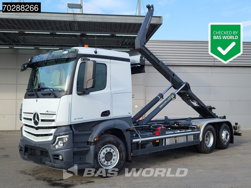 Mercedes-Benz Actros 2745 6X2 New! Meiller RS21.70 Abrollkipper Retarder Lift-Lenk Asche Navi Automatic - 吊钩升降车:图1 Mercedes-Benz Actros 2745 6X2 New! Meiller RS21.70 Abrollkipper Retarder Lift-Lenk Asche Navi Automatic - 吊钩升降车:图1