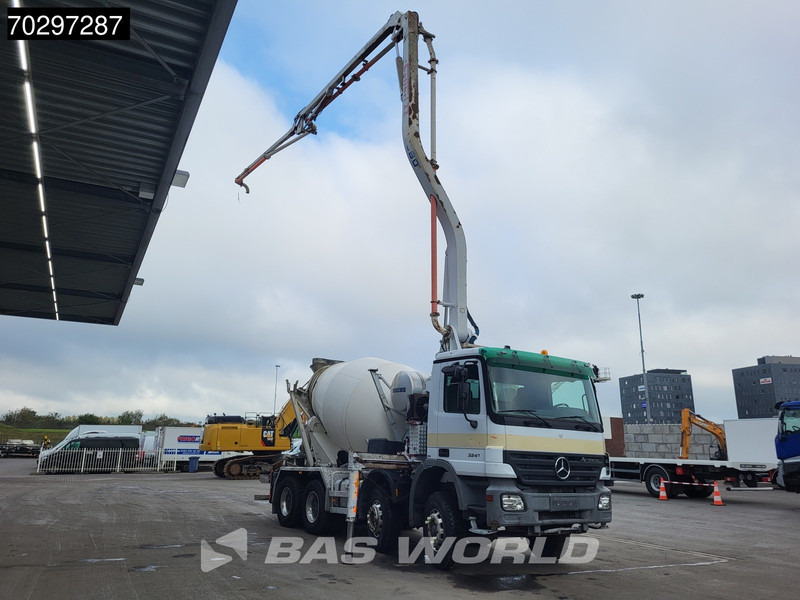 Mercedes-Benz Actros 3241 8X4 7m3 Mecbo Mixer Big-Axle Steelsuspension Pompe+Mixer Autoamtic Euro 3 - 混凝土泵车:图3 Mercedes-Benz Actros 3241 8X4 7m3 Mecbo Mixer Big-Axle Steelsuspension Pompe+Mixer Autoamtic Euro 3 - 混凝土泵车:图3