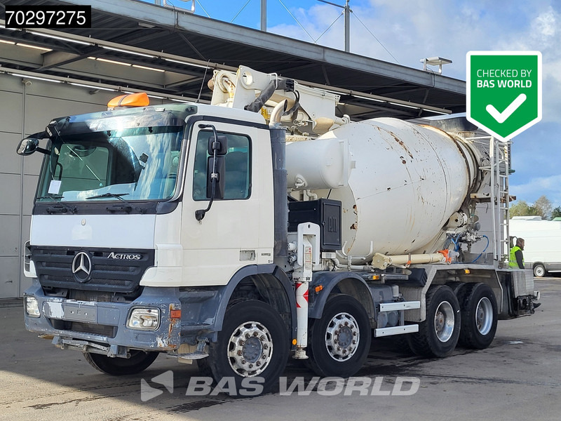 Mercedes-Benz Actros 3241 8X4 7m3 Putzmeister TMM 21-3 Mixer Big-Axle Steelsuspension 3-Pedals Euro 4 - 混凝土搅拌车:图1 Mercedes-Benz Actros 3241 8X4 7m3 Putzmeister TMM 21-3 Mixer Big-Axle Steelsuspension 3-Pedals Euro 4 - 混凝土搅拌车:图1