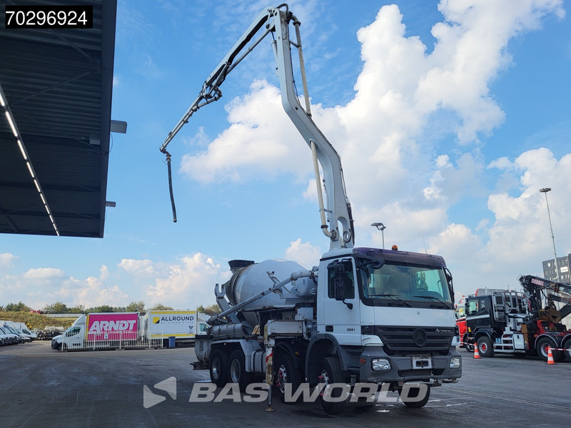 Mercedes-Benz Actros 3241 8X4 Putzmeister TMM 21 PUMI 7m3 Liebherr mixer 3-Pedals Big-Axle Euro 3 - 混凝土搅拌车:图5 Mercedes-Benz Actros 3241 8X4 Putzmeister TMM 21 PUMI 7m3 Liebherr mixer 3-Pedals Big-Axle Euro 3 - 混凝土搅拌车:图5