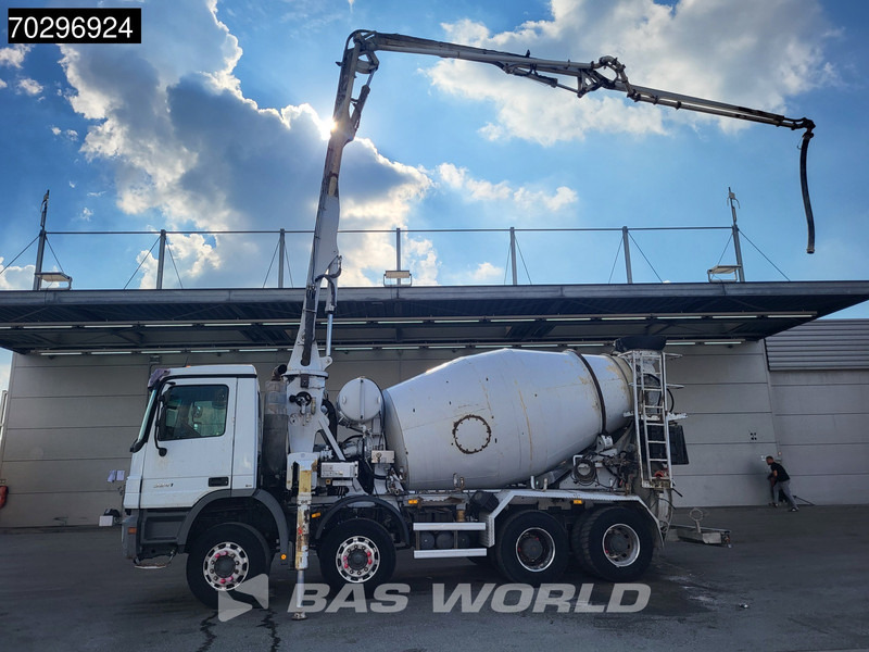 Mercedes-Benz Actros 3241 8X4 Putzmeister TMM 21 PUMI 7m3 Liebherr mixer 3-Pedals Big-Axle Euro 3 - 混凝土搅拌车:图2 Mercedes-Benz Actros 3241 8X4 Putzmeister TMM 21 PUMI 7m3 Liebherr mixer 3-Pedals Big-Axle Euro 3 - 混凝土搅拌车:图2