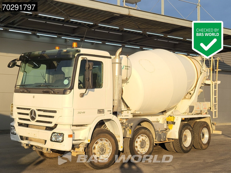 Mercedes-Benz Actros 3241 8X4 Retarder 9m3 Stetter Steelsuspension 3-Pedals Euro 4 - 混凝土搅拌车:图1 Mercedes-Benz Actros 3241 8X4 Retarder 9m3 Stetter Steelsuspension 3-Pedals Euro 4 - 混凝土搅拌车:图1