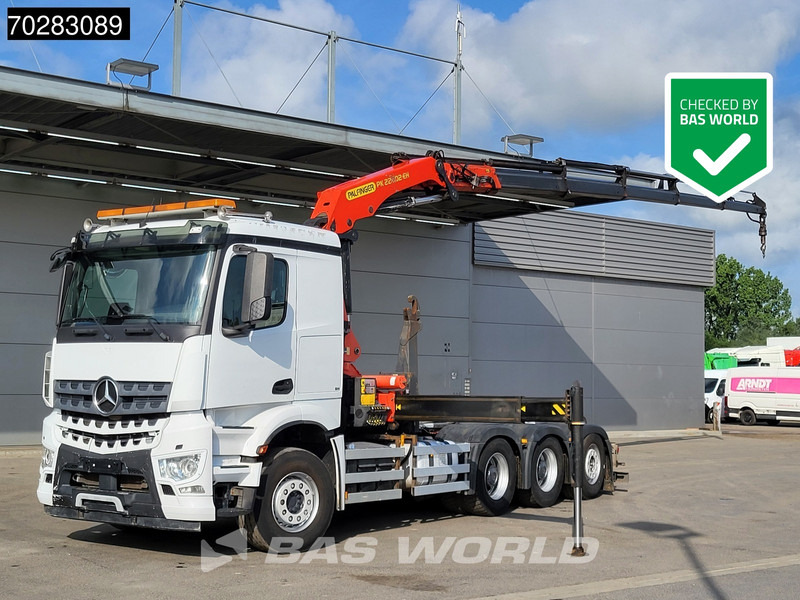 Mercedes-Benz Actros 3245 Actros 8X4 Palfinger PK22002 EH Crane 17tons hooklift Big-Axle Lift+Lenkachse Navi Euro 6 - 吊钩升降车, 起重车:图1 Mercedes-Benz Actros 3245 Actros 8X4 Palfinger PK22002 EH Crane 17tons hooklift Big-Axle Lift+Lenkachse Navi Euro 6 - 吊钩升降车, 起重车:图1
