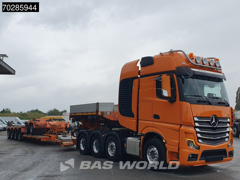 Mercedes-Benz Actros 4163 8X4 180T GigaSpace Retarder Hydrauliek BigAxle Alcoa´s // Lowbed Trailer / 6 Axles / Hydraulic Pendle Axles / Extend - 牵引车:图2 Mercedes-Benz Actros 4163 8X4 180T GigaSpace Retarder Hydrauliek BigAxle Alcoa´s // Lowbed Trailer / 6 Axles / Hydraulic Pendle Axles / Extend - 牵引车:图2