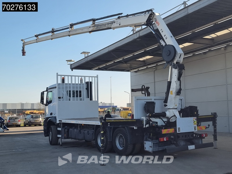 Mercedes-Benz Arocs 2636 6X4 HIAB X-HIDUO 188 ES-S Crane Kran Big axle Euro 6 - 栏板式/ 平板卡车, 起重车:图2 Mercedes-Benz Arocs 2636 6X4 HIAB X-HIDUO 188 ES-S Crane Kran Big axle Euro 6 - 栏板式/ 平板卡车, 起重车:图2
