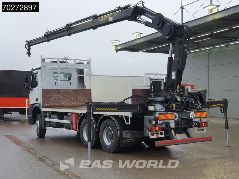 Mercedes-Benz Arocs 2636 6X4 Hiab 144 E-3 Hipro Kran Crane Remote Full Steel Euro 6 - 栏板式/ 平板卡车, 起重车:图3 Mercedes-Benz Arocs 2636 6X4 Hiab 144 E-3 Hipro Kran Crane Remote Full Steel Euro 6 - 栏板式/ 平板卡车, 起重车:图3