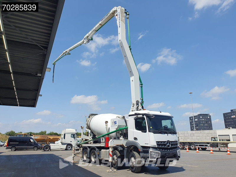 Mercedes-Benz Arocs 3243 8X4 Sermac Twinstar 4Z28 PUMI 9m3 Steelsuspension Big-Axle Euro 6 - 卡车:图3 Mercedes-Benz Arocs 3243 8X4 Sermac Twinstar 4Z28 PUMI 9m3 Steelsuspension Big-Axle Euro 6 - 卡车:图3