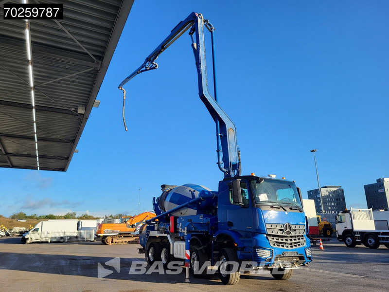 Mercedes-Benz Arocs 3251 8X4 PUMI Putzmeister TMM 24 + Liebherr 7m3 Mixer Retarder Euro 6 - 混凝土泵车:图3 Mercedes-Benz Arocs 3251 8X4 PUMI Putzmeister TMM 24 + Liebherr 7m3 Mixer Retarder Euro 6 - 混凝土泵车:图3