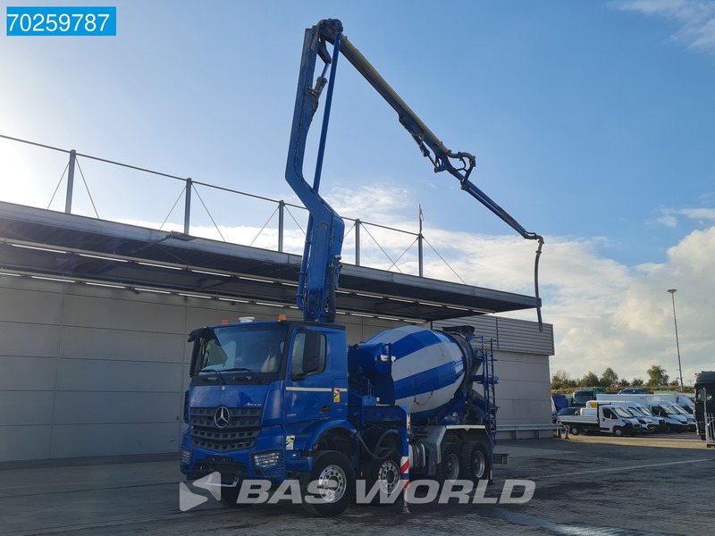 Mercedes-Benz Arocs 3251 8X4 PUMI Putzmeister TMM 24 + Liebherr 7m3 Mixer Retarder Euro 6 - 混凝土泵车:图2 Mercedes-Benz Arocs 3251 8X4 PUMI Putzmeister TMM 24 + Liebherr 7m3 Mixer Retarder Euro 6 - 混凝土泵车:图2