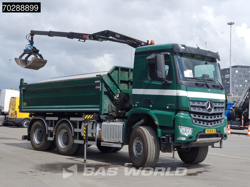 Mercedes-Benz Arocs 3342 Arocs 6X6 NL-Truck HMF 1643 Z-Crane Kran Steering Axle Big-Axle Euro 6 - 翻斗车, 起重车:图3 Mercedes-Benz Arocs 3342 Arocs 6X6 NL-Truck HMF 1643 Z-Crane Kran Steering Axle Big-Axle Euro 6 - 翻斗车, 起重车:图3