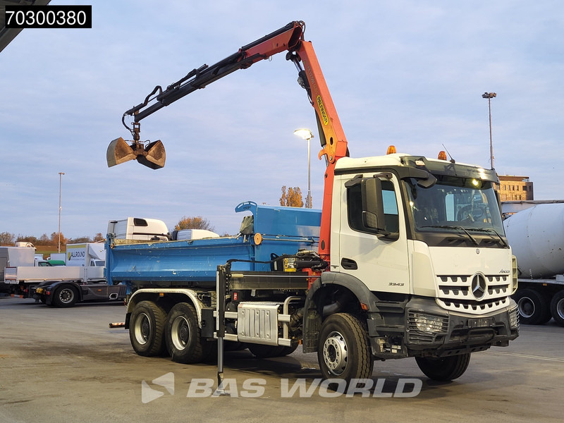 Mercedes-Benz Arocs 3343 6X4 Palfinger PK12.501 SLD Kran Crane 7m3 tipper Big-Axle Automatic Euro 6 - 翻斗车, 起重车:图3 Mercedes-Benz Arocs 3343 6X4 Palfinger PK12.501 SLD Kran Crane 7m3 tipper Big-Axle Automatic Euro 6 - 翻斗车, 起重车:图3
