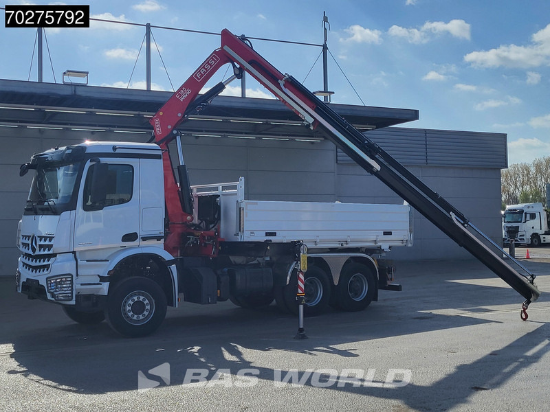 Mercedes-Benz Arocs 3348 6X4 Fasi F195A.2.24 Kran 3 sided tipper 9m3 Big-Axle Navi Euro 6 - 翻斗车, 起重车:图3 Mercedes-Benz Arocs 3348 6X4 Fasi F195A.2.24 Kran 3 sided tipper 9m3 Big-Axle Navi Euro 6 - 翻斗车, 起重车:图3