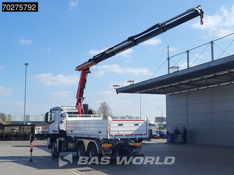 Mercedes-Benz Arocs 3348 6X4 Fasi F195A.2.24 Kran 3 sided tipper 9m3 Big-Axle Navi Euro 6 - 翻斗车, 起重车:图2 Mercedes-Benz Arocs 3348 6X4 Fasi F195A.2.24 Kran 3 sided tipper 9m3 Big-Axle Navi Euro 6 - 翻斗车, 起重车:图2