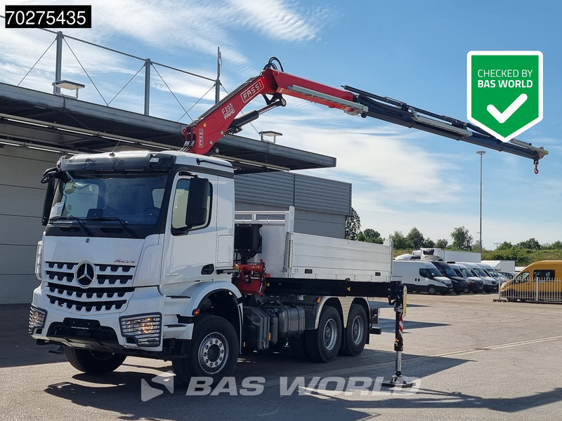 Mercedes-Benz Arocs 3348 6X4 Fassi F255A2.24 Kran Crane 9m3 3-Sided Tipper Big-Axle Euro 6 - 翻斗车, 起重车:图1 Mercedes-Benz Arocs 3348 6X4 Fassi F255A2.24 Kran Crane 9m3 3-Sided Tipper Big-Axle Euro 6 - 翻斗车, 起重车:图1