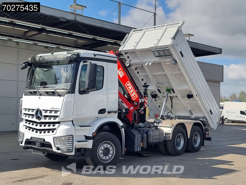 新的 翻斗车, 起重车 Mercedes-Benz Arocs 3348 6X4 Fassi F255A2.24 Kran Crane 9m3 3-Sided Tipper Big-Axle Euro 6:图14 新的 翻斗车, 起重车 Mercedes-Benz Arocs 3348 6X4 Fassi F255A2.24 Kran Crane 9m3 3-Sided Tipper Big-Axle Euro 6:图14