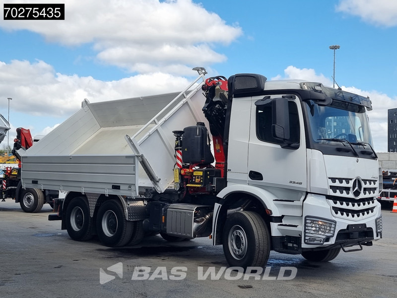 新的 翻斗车, 起重车 Mercedes-Benz Arocs 3348 6X4 Fassi F255A2.24 Kran Crane 9m3 3-Sided Tipper Big-Axle Euro 6:图19 新的 翻斗车, 起重车 Mercedes-Benz Arocs 3348 6X4 Fassi F255A2.24 Kran Crane 9m3 3-Sided Tipper Big-Axle Euro 6:图19