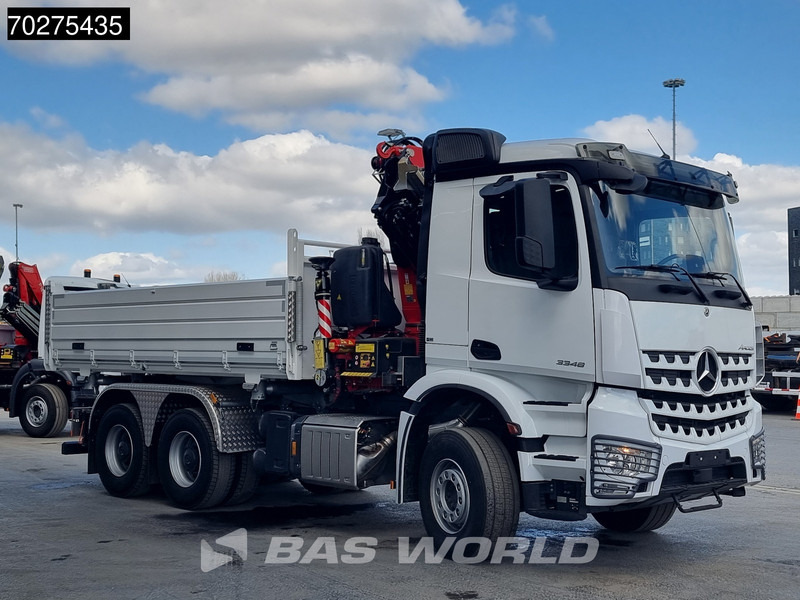新的 翻斗车, 起重车 Mercedes-Benz Arocs 3348 6X4 Fassi F255A2.24 Kran Crane 9m3 3-Sided Tipper Big-Axle Euro 6:图12 新的 翻斗车, 起重车 Mercedes-Benz Arocs 3348 6X4 Fassi F255A2.24 Kran Crane 9m3 3-Sided Tipper Big-Axle Euro 6:图12