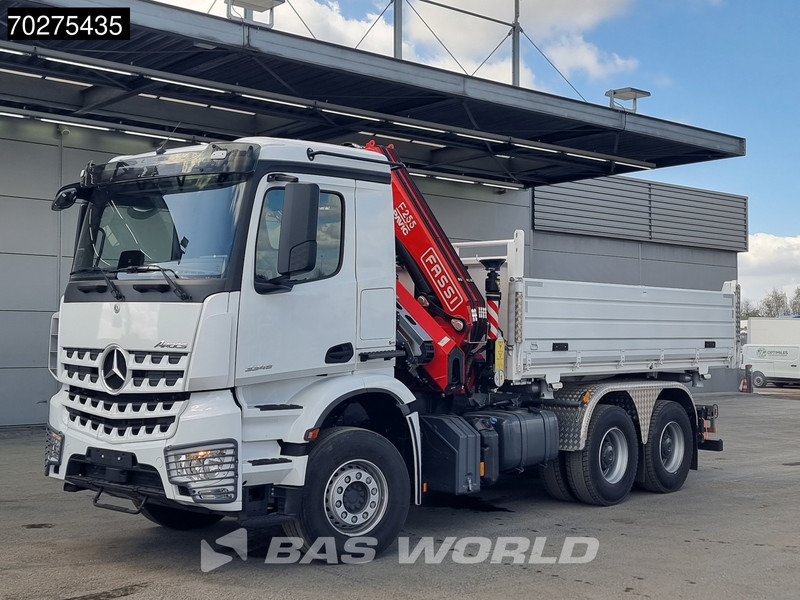 新的 翻斗车, 起重车 Mercedes-Benz Arocs 3348 6X4 Fassi F255A2.24 Kran Crane 9m3 3-Sided Tipper Big-Axle Euro 6:图20 新的 翻斗车, 起重车 Mercedes-Benz Arocs 3348 6X4 Fassi F255A2.24 Kran Crane 9m3 3-Sided Tipper Big-Axle Euro 6:图20