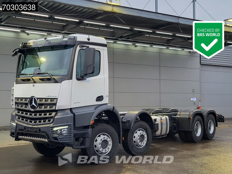 Mercedes-Benz Arocs 4140 8X4 NEW! Chassis Automatic Steelsuspension Euro 5 - 驾驶室底盘卡车:图1 Mercedes-Benz Arocs 4140 8X4 NEW! Chassis Automatic Steelsuspension Euro 5 - 驾驶室底盘卡车:图1